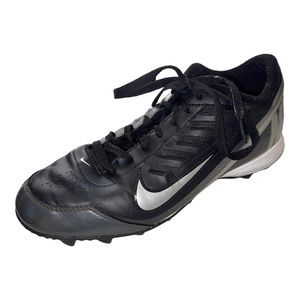Nike Mens Land Shark 511286-009 Black Football Cleats Shoes Size 8